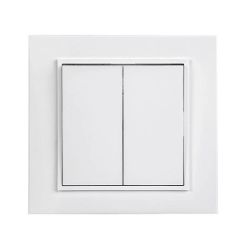 Slēdzis 2 taust.balts p510-020-02 qr1000