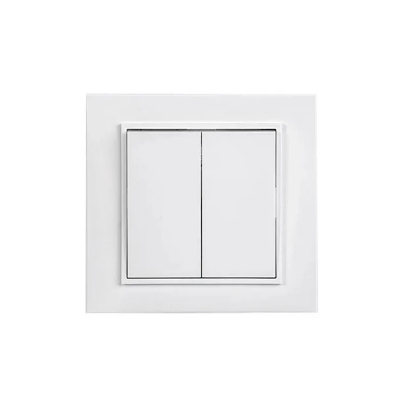 Slēdzis Vilma QR1000, 2 kl, balta