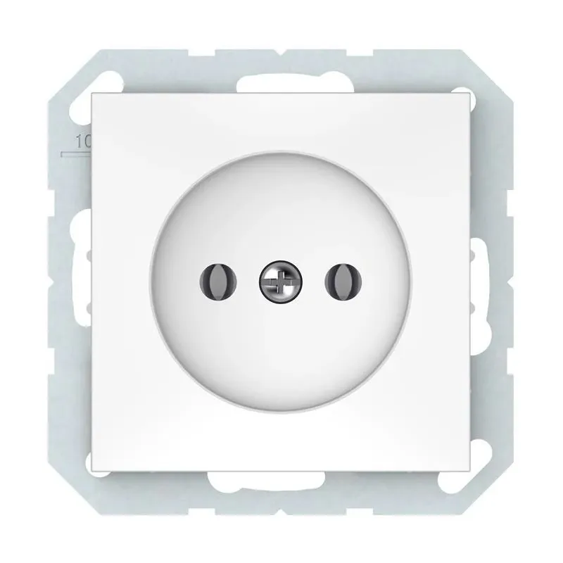 Kontaktligzda Vilma QR1000 111070201109, rozete bez zemējuma, balta