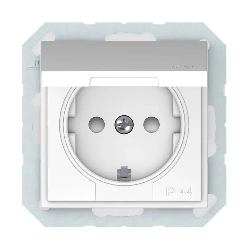 Kontaktligzda Vilma QR1000 111070202111, Iezemēta rozete, IP44, balta