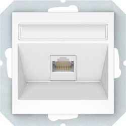 Datora ligzda VILMA QR1000, balta krāsa