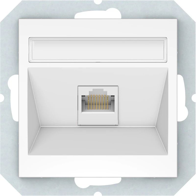 Datora ligzda VILMA QR1000, balta krāsa