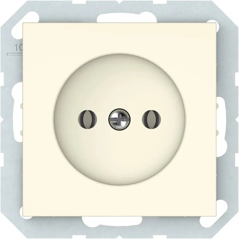 Kontaktligzda Vilma QR1000 111070201201, rozete bez zemējuma, ziloņkaula