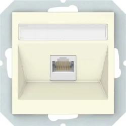 Computer socket VILMA QR1000, ivory color
