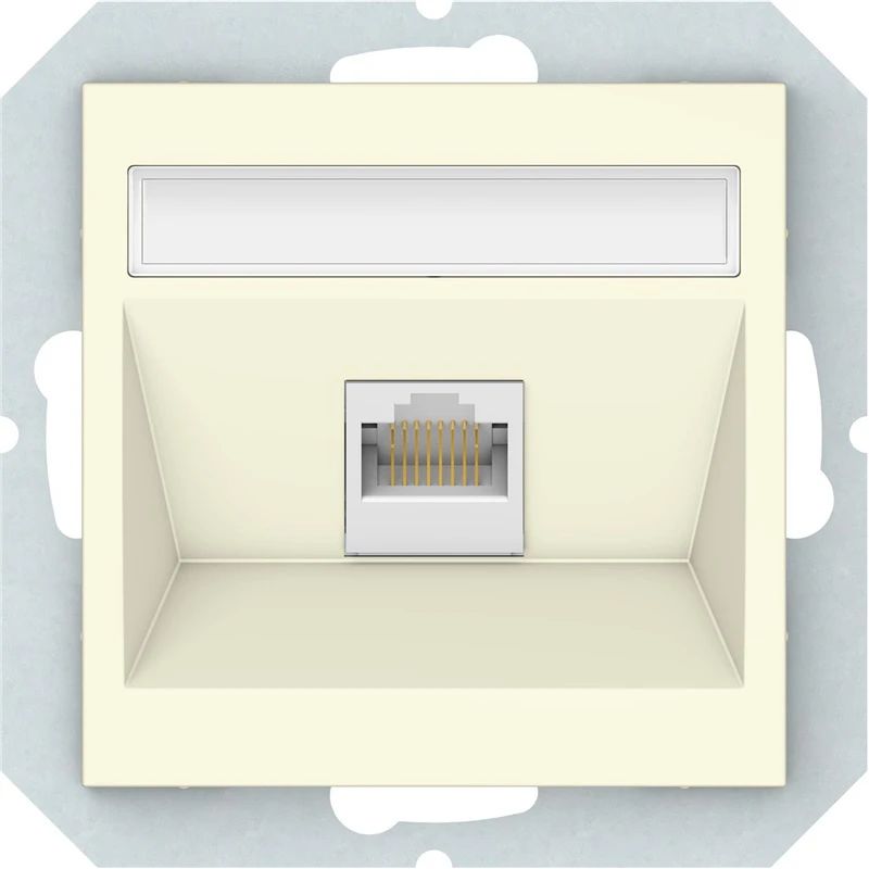 Datora ligzda VILMA QR1000, ziloņkaula krāsā