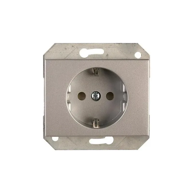 Kontaktligzda Vilma XP500 111050202901, Iezemēta rozete, metāliska