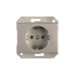 Kištukinis lizdas Vilma XP500 111050202909, su įžeminimu, metalo sp.