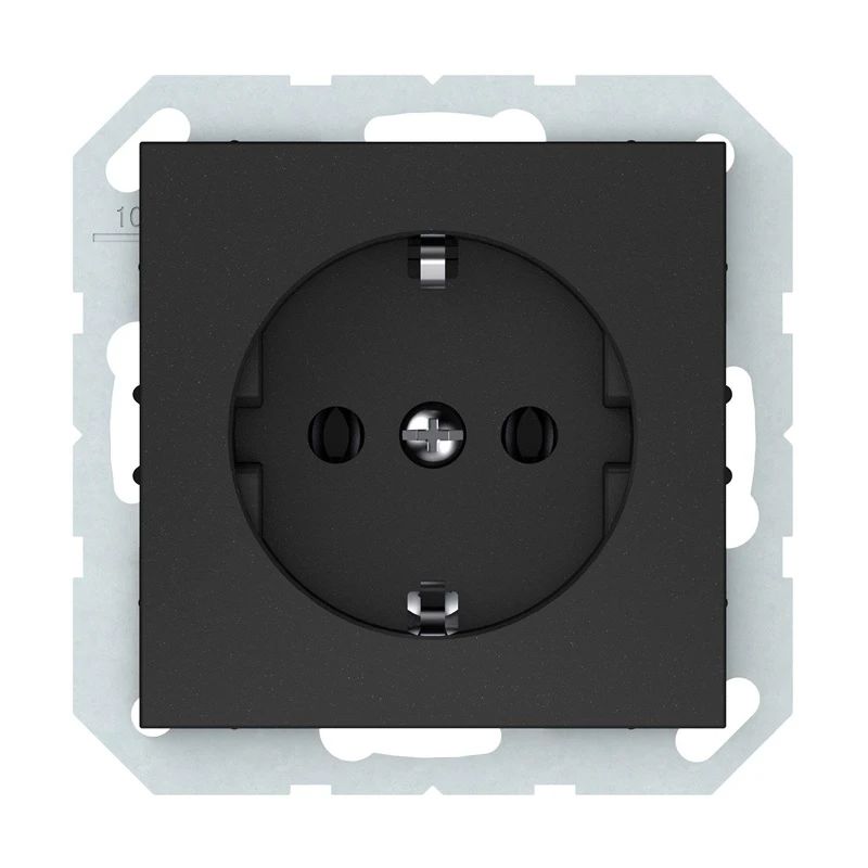 Rozete VILMA QR1000, ar īž.. mat. melnā krāsā