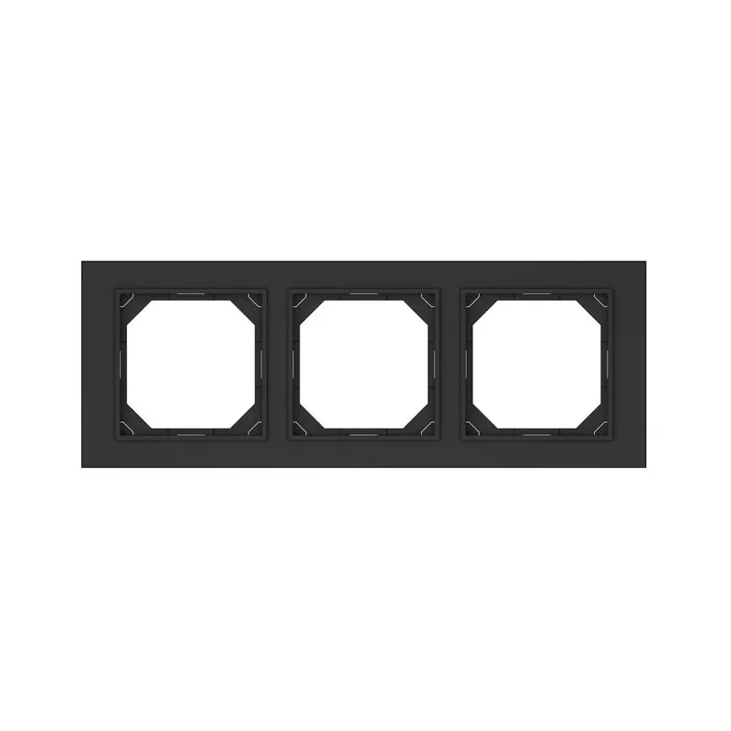 Rāmis 3PL Vilma QR1000, matēts melns