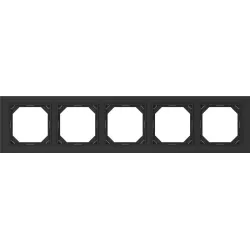 Rāmītis 5viet melns m.k. r05 qr 1000