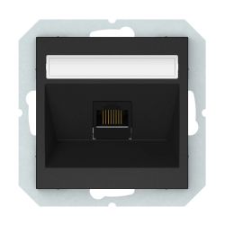 Datora ligzda VILMA QR1000, matēta melna krāsa