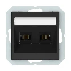 Computer socket VILMA QR1000, matte black color