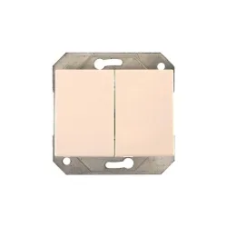 Slēdzis vilma xp500 1+1 b-r balts