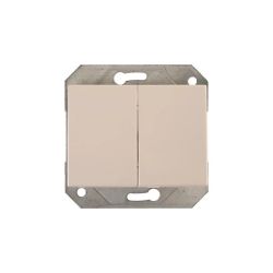 Slēdzis vilma xp500 1+1 ind. b-r balts