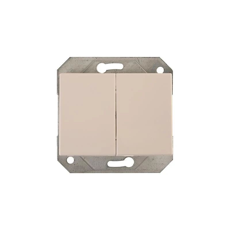 Slēdzis vilma xp500 1+1 ind. b-r balts