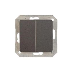 Slēdzis 1+1 p510-020-02 sl melna