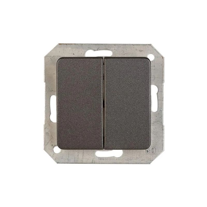 Slēdzis 1+1 p510-020-02 sl melna