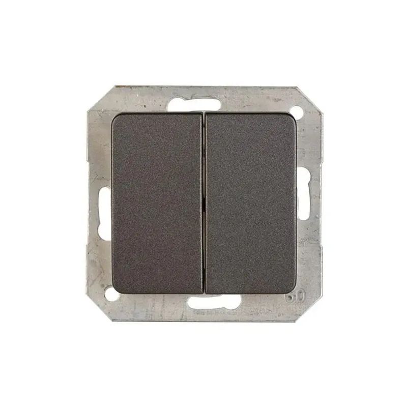 Slēdzis Vilma SL250, 2 kl, antracīta