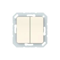 Slēdzis VILMA SL200. 2 taustiņi, ziloņkaula krāsa