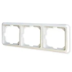 Three-seat frame VILMA LX200, white color