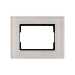 Vienvietīgs rāmis VILMA XP500, balta stikla krāsā