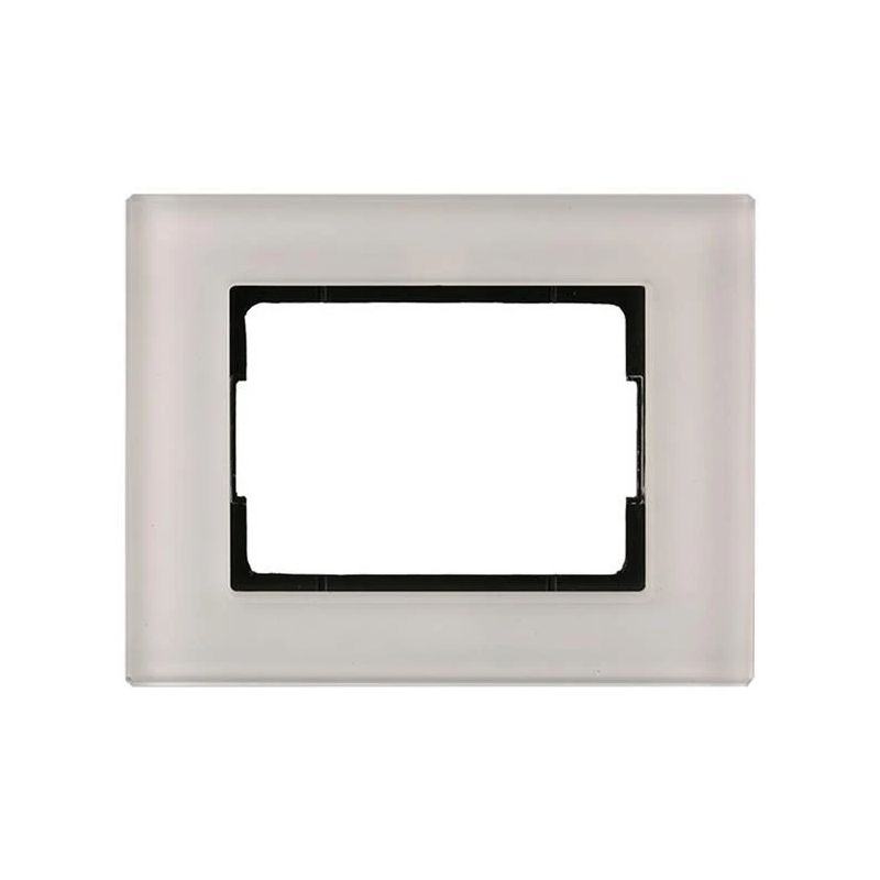 Vienvietīgs rāmis VILMA XP500, balta stikla krāsā