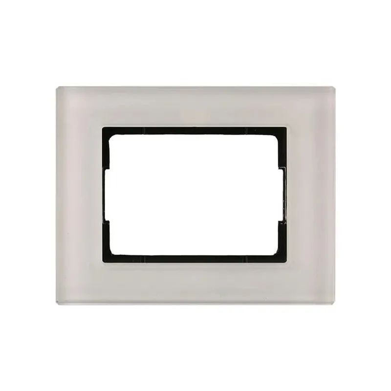 Vienvietīgs rāmis Vilma XP500, balts matēta stikla krās.