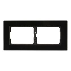 Divvietīgs rāmis VILMA XP500, melns stikls