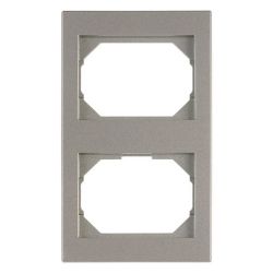 Divvietīgs rāmis VILMA XP500, metāla krāsā