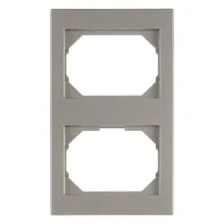 Divvietīgs rāmis VILMA XP500, metāla krāsā