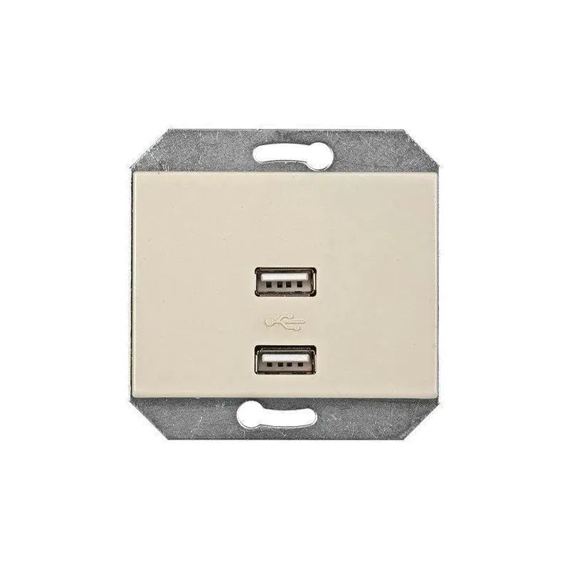 USB lādētājs Vilma XP500, ziloņkaula krās.