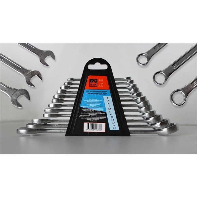 Kombinēto atslēgu komplekts WMC TOOLS 5123 12 gab