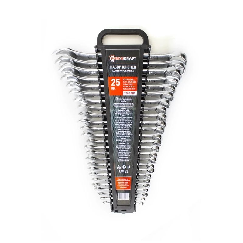 WMC TOOLS 5261MP 25 gab. kombinēto atslēgu komplekts