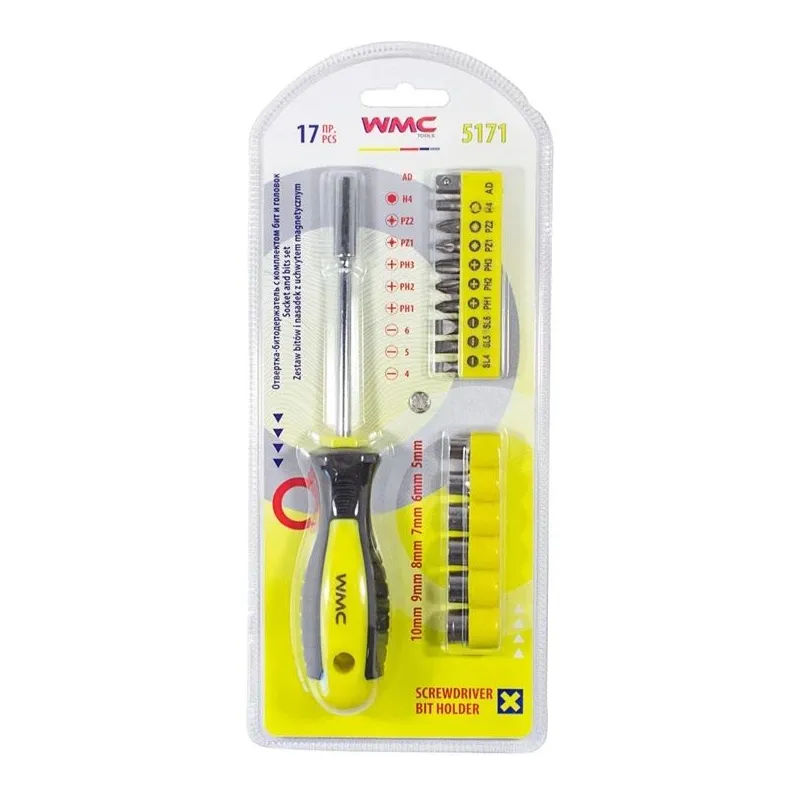 Skrūvgriežu komplekts WMC Tools 5171, 21 cm, 17 gab.