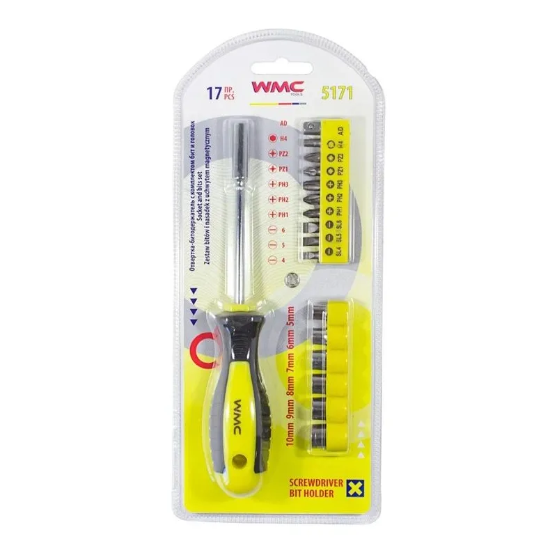 Atsuktuvų rinkinys WMC Tools 5171, 21 cm, 17 vnt.