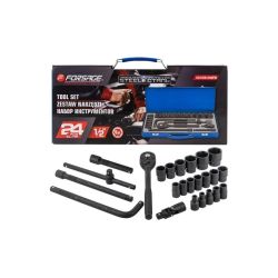 ROCKFORCE 24 gab. uzgriežņu atslēgu un adapteru komplekts