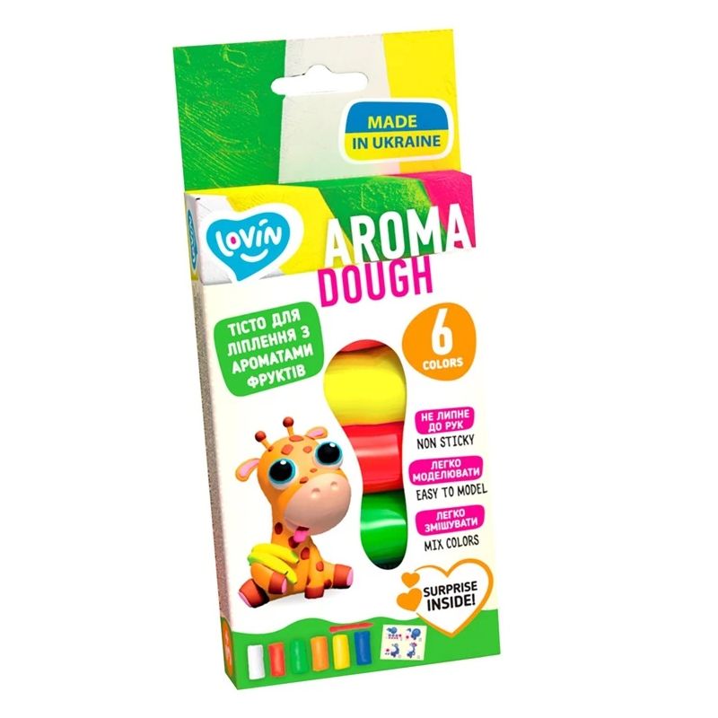Plastilīns Lovin Aroma Dough ETC41017. daudzkrāsains