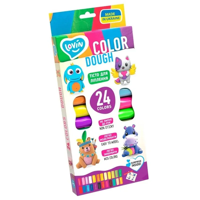Plastilinas Lovin Color Dough, įvairių spalvų