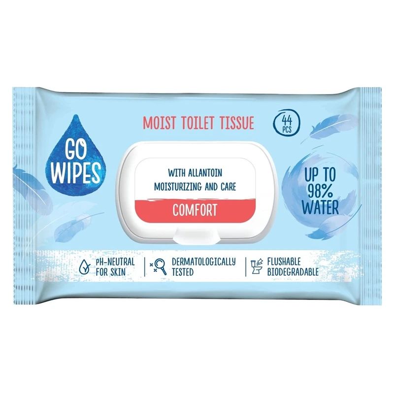 Tualetes papīrs Go Wipes Comfort