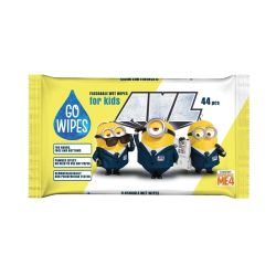 Mitrās salvetes Minions Gowipes 44vnt