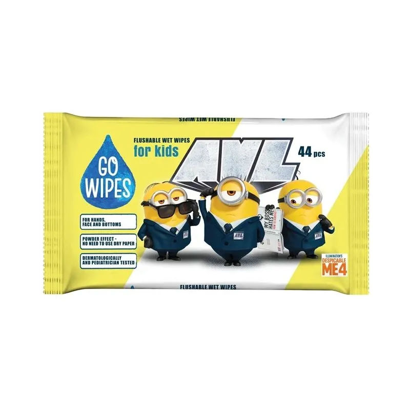 Wet wipes minion gowipes 44pcs