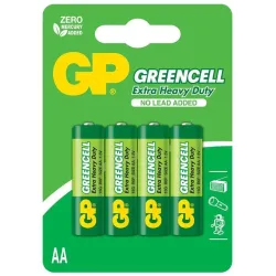 Батареи GP Greencell, AA, 1.5 В