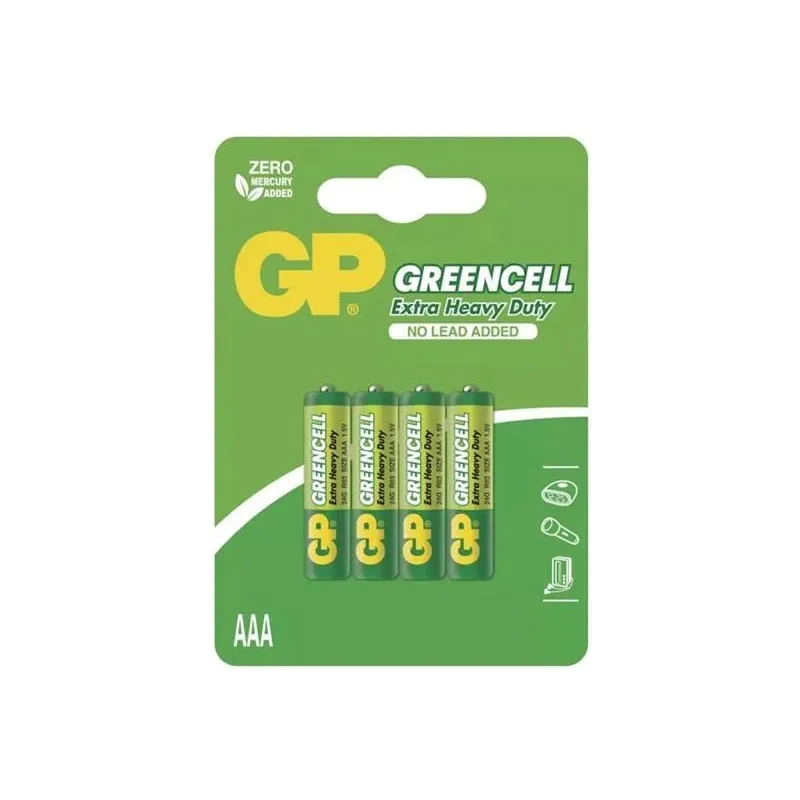 Baterijas GP Greencell R03, AAA, 1.5 V