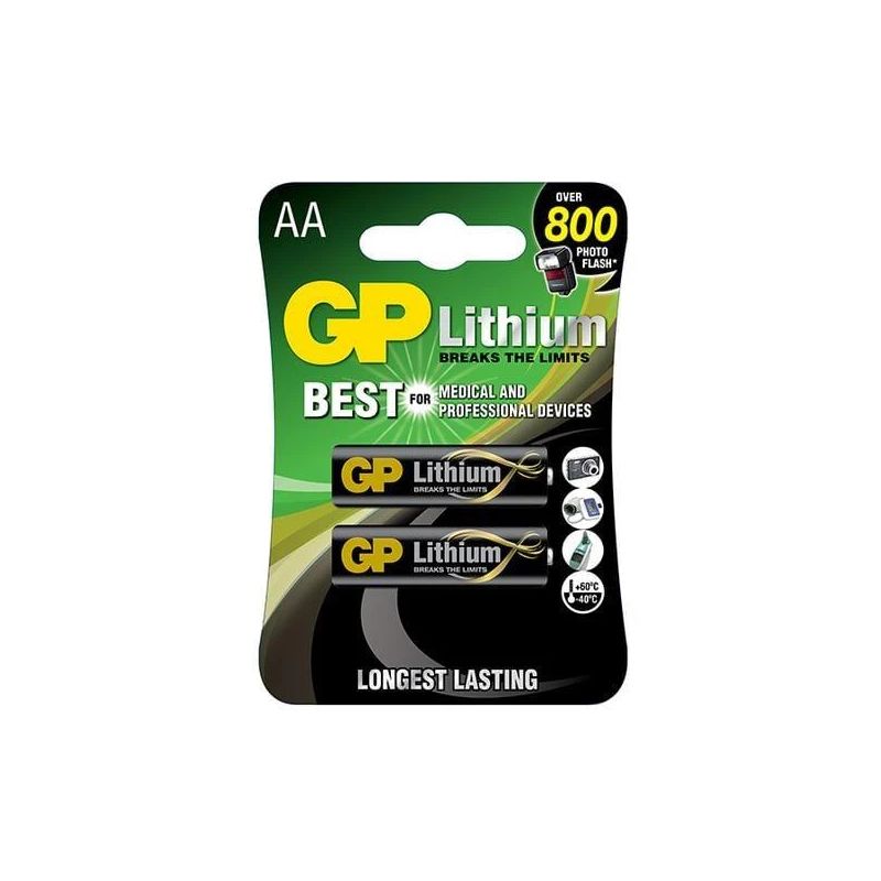 Elementi gp lithium 15lf-u2 1.5v aa 2gab