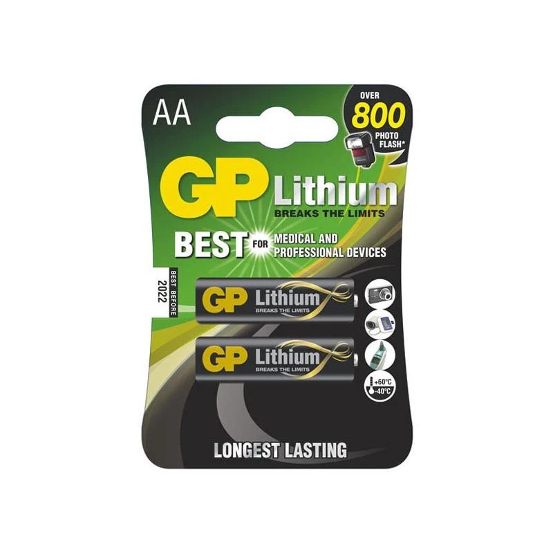 Elementi gp lithium 15lf-u2 1.5v aa 2gab