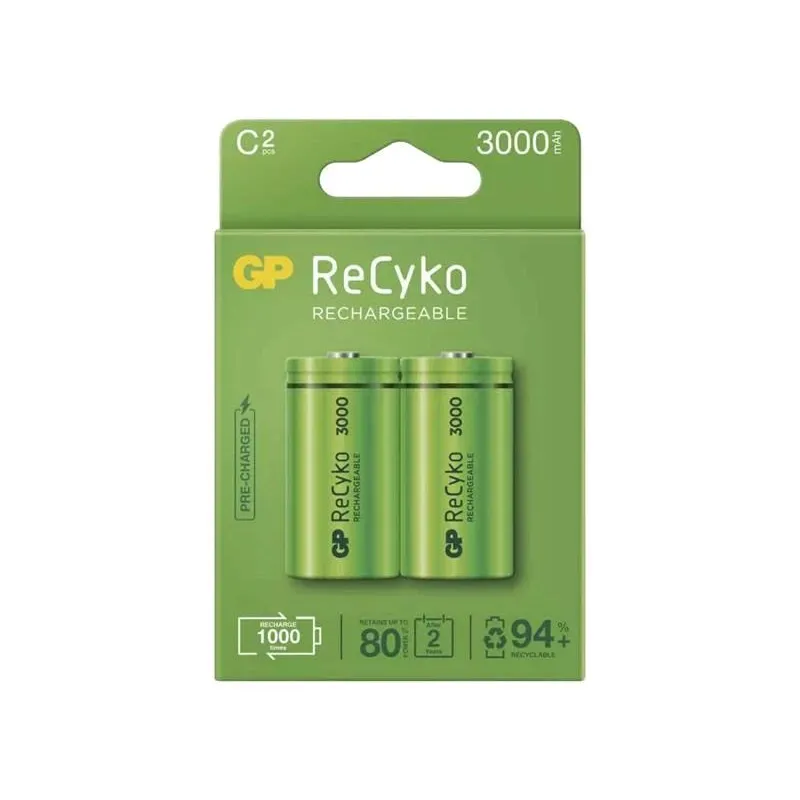 Įkraunamas elementas GP GPRHC30CB025, C, 3000 mAh, 2 vnt.