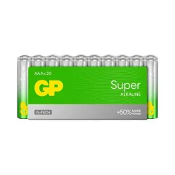 Batteries super alkaline aaa 1.5v 20pce