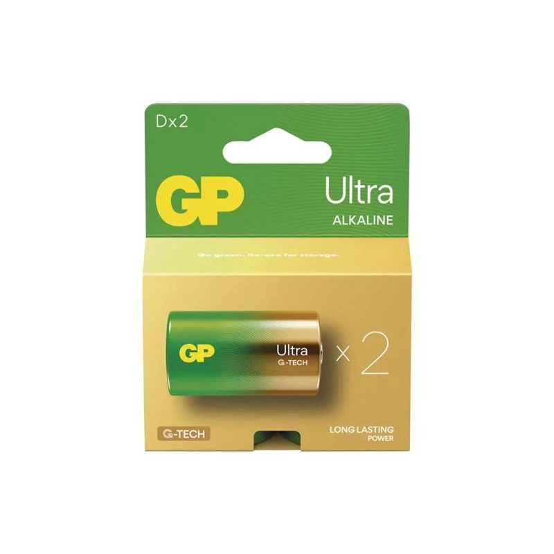 Baterijas GP GPPCA13AU086. D-LR20. 1.5 V. 2 gab.