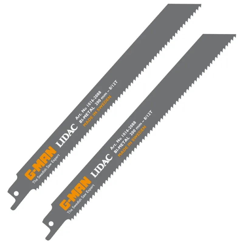 Zobenzāģa asmeņis koks-met BiM 200x19x1.3mm-8-12T 2gb