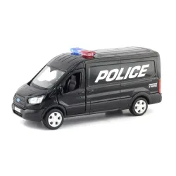 Žaislinis automobilis RMZ City Ford transit van police 554041P, juoda sp.